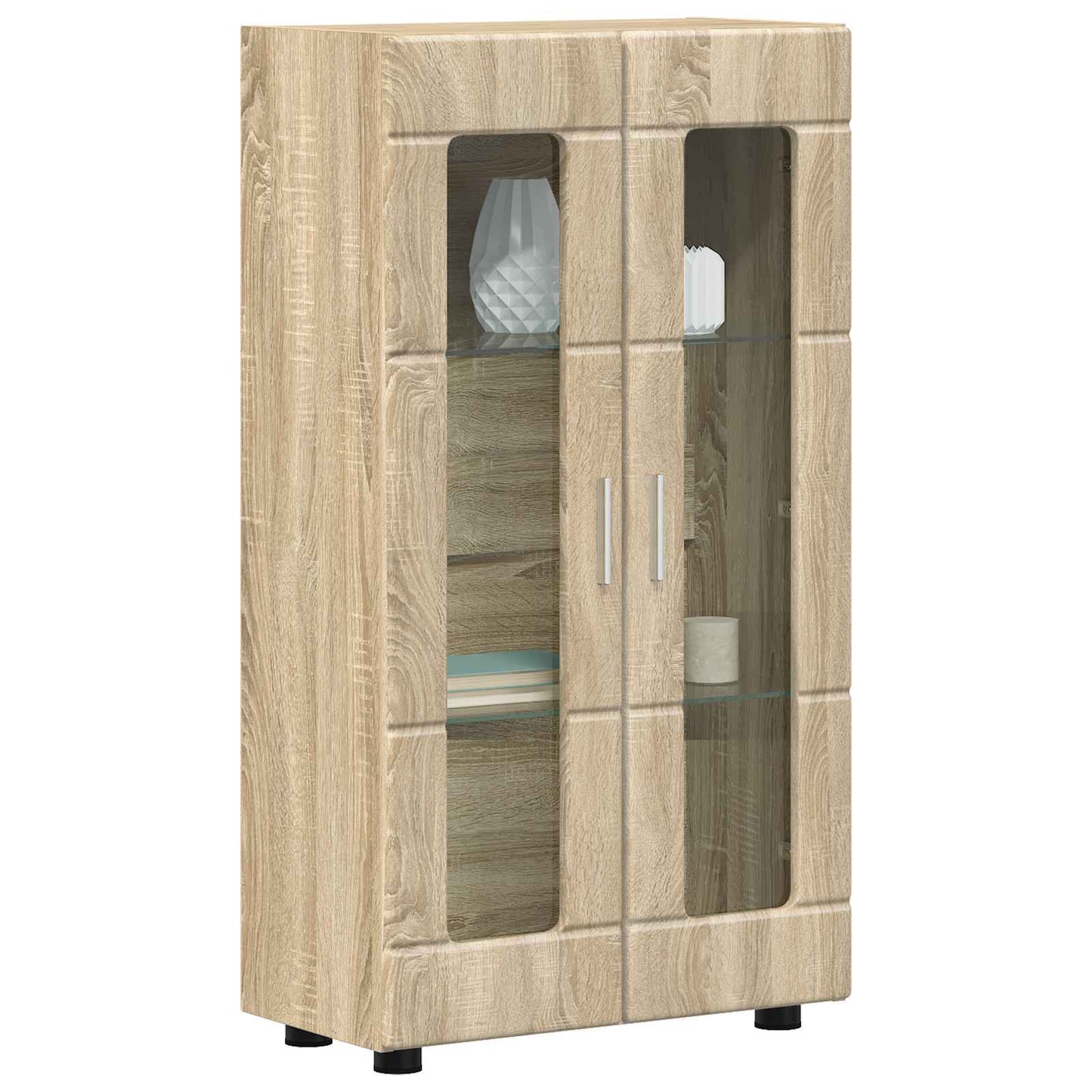 Sideboard FLORIN 55.5 x 29 x 100 cm Sonoma Oak Engineered Wood