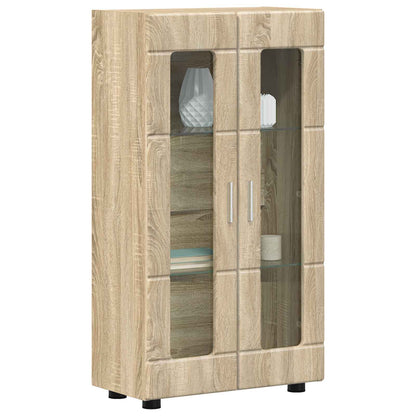 Sideboard FLORIN 55.5 x 29 x 100 cm Sonoma Oak Engineered Wood