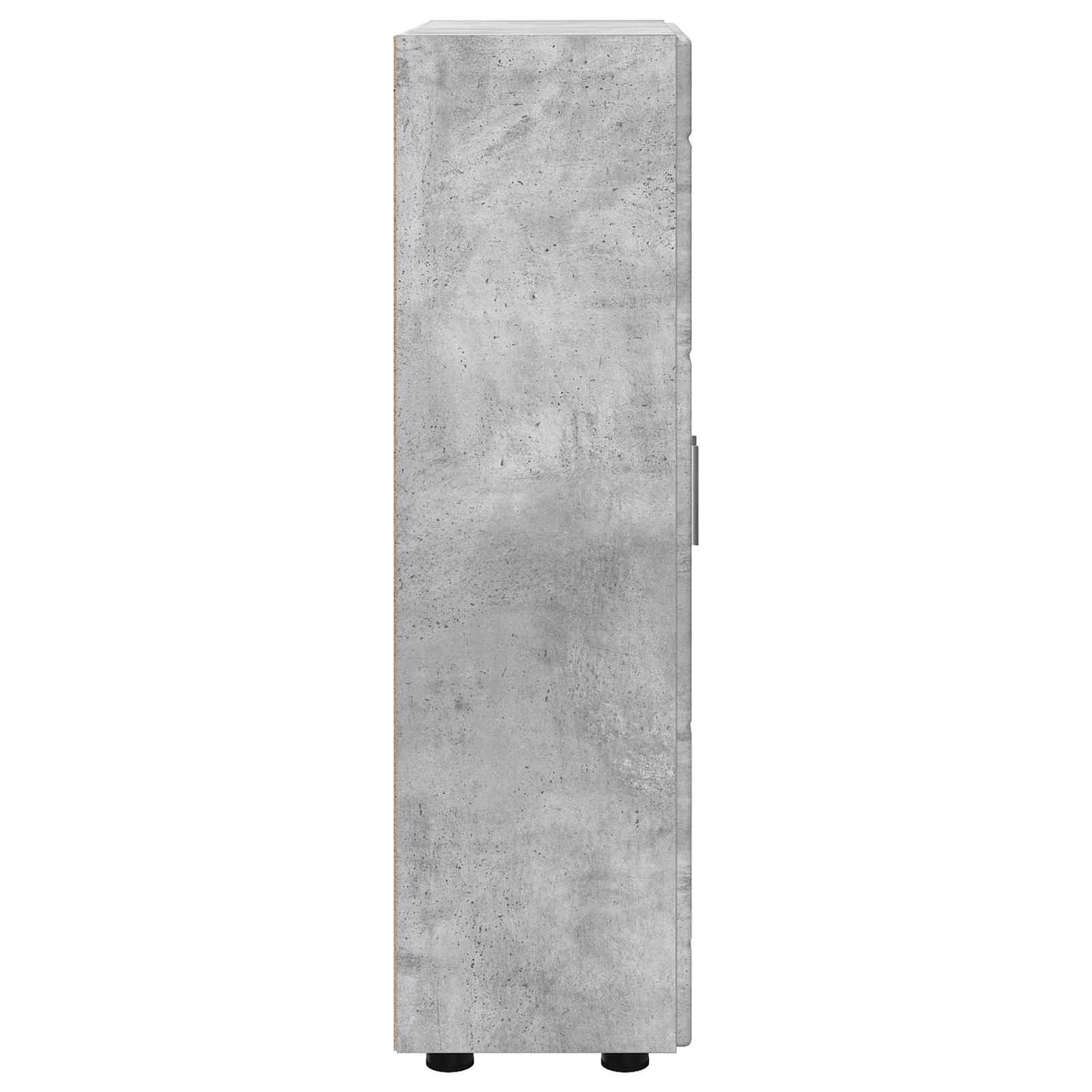 Sideboard with Shelf FLORIN Concrete Grey 55.5 x 29 x 100 cm