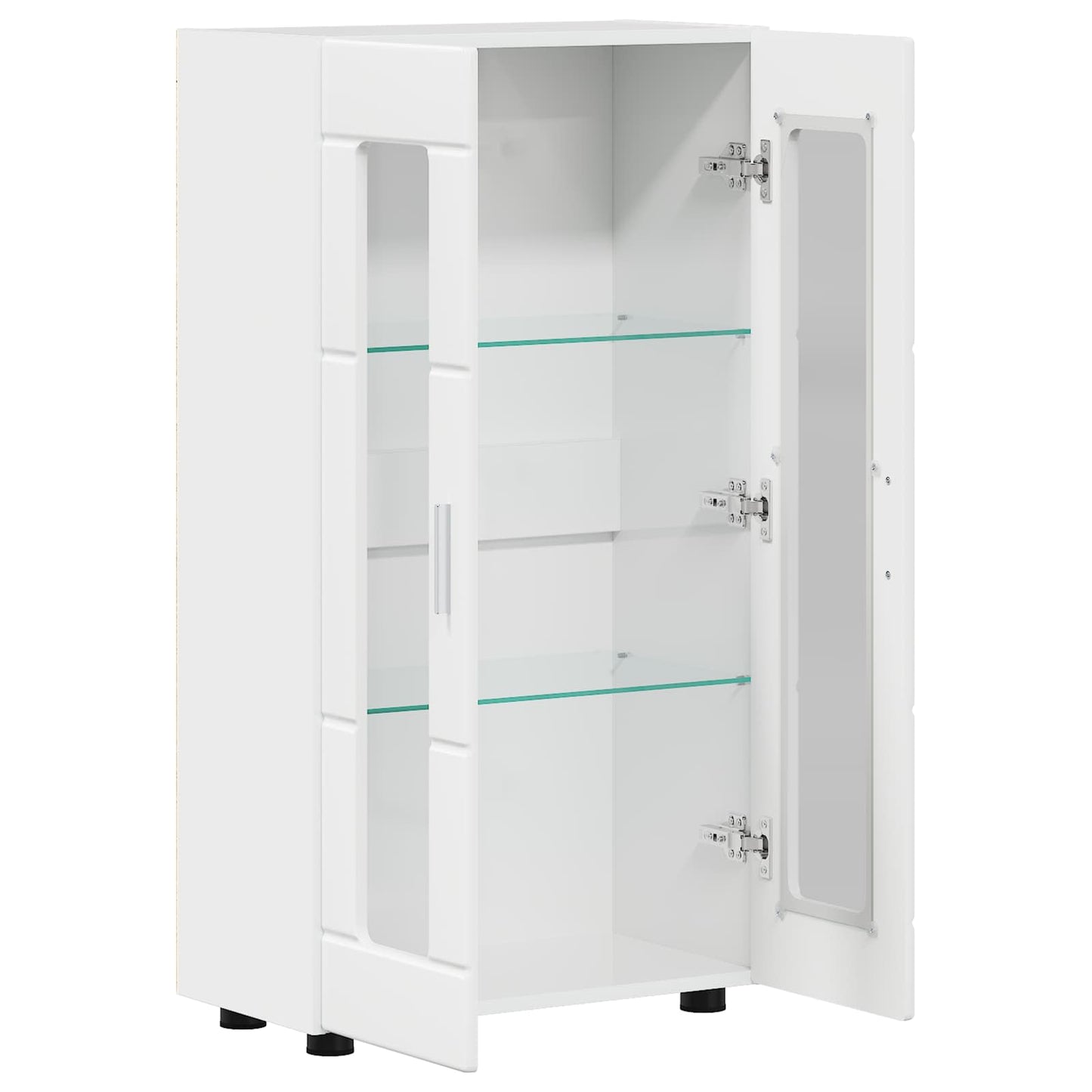 Sideboard FLORIN 55.5 x 29 x 100 cm High Gloss White