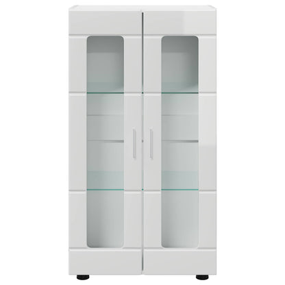 Sideboard FLORIN 55.5 x 29 x 100 cm High Gloss White