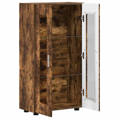 Sideboard FLORIN Smoked Oak 55.5 x 29 x 100 cm Engineered Wood