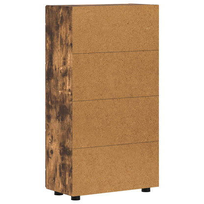 Sideboard FLORIN 55.5 x 29 x 100 cm Smoked Oak Engineered Wood