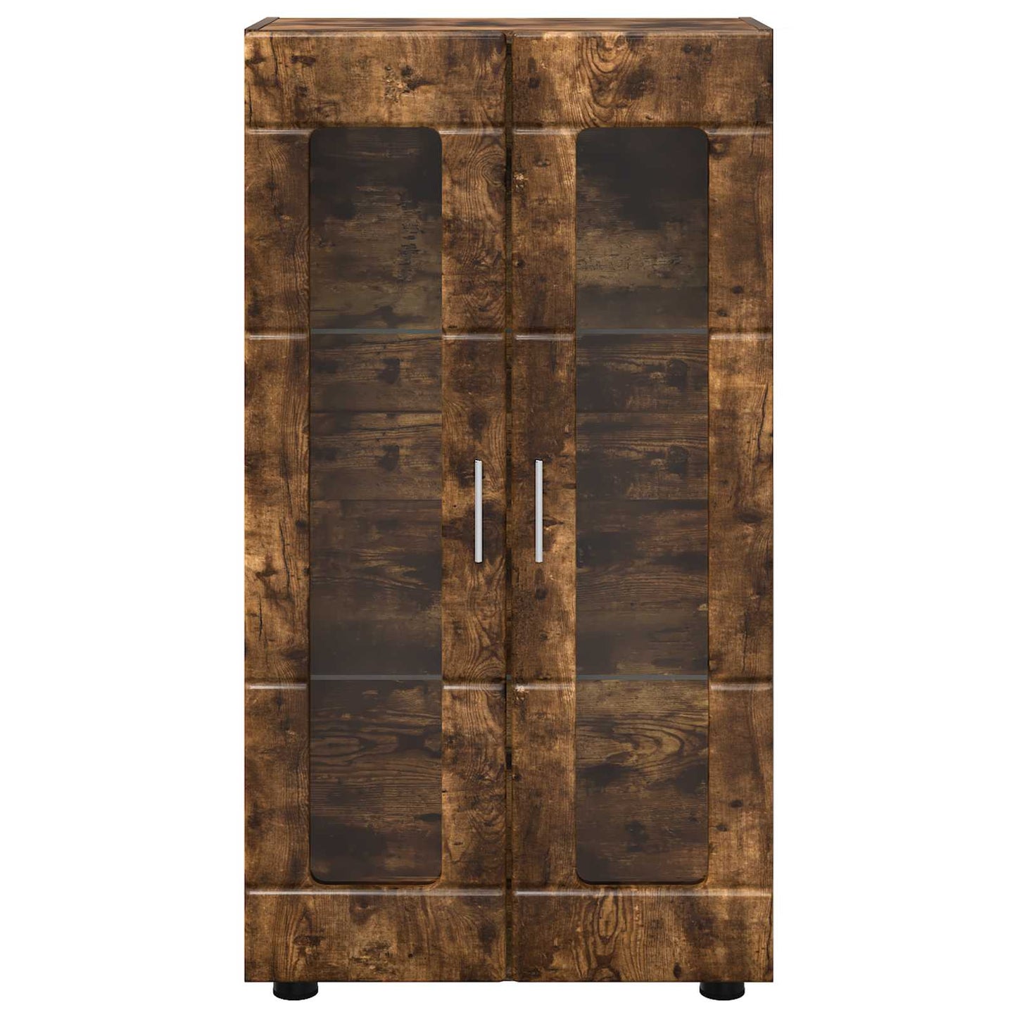 Sideboard FLORIN 55.5 x 29 x 100 cm Smoked Oak Engineered Wood
