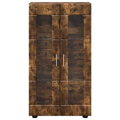 Sideboard FLORIN 55.5 x 29 x 100 cm Smoked Oak Engineered Wood