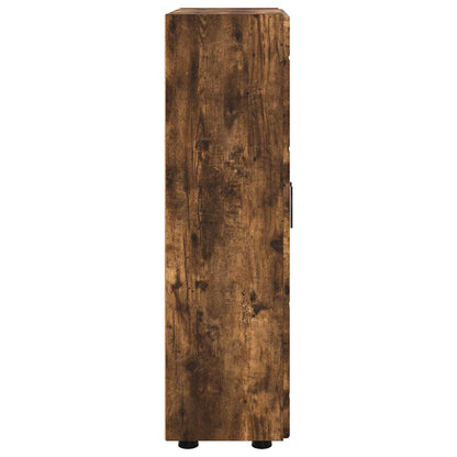 Sideboard FLORIN 55.5 x 29 x 100 cm Smoked Oak Engineered Wood