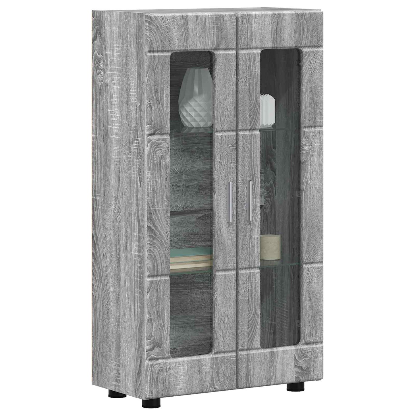 Sideboard FLORIN 55.5 x 29 x 100 cm Grey Sonoma Engineered Wood
