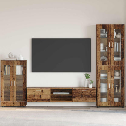 Sideboard FLORIN 55.5 x 29 x 100 cm Old Wood Engineered Wood