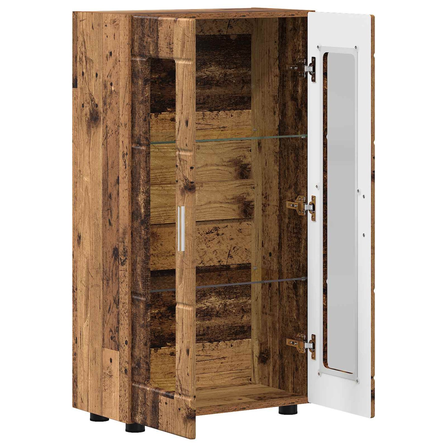Sideboard FLORIN 55.5 x 29 x 100 cm Old Wood Engineered Wood