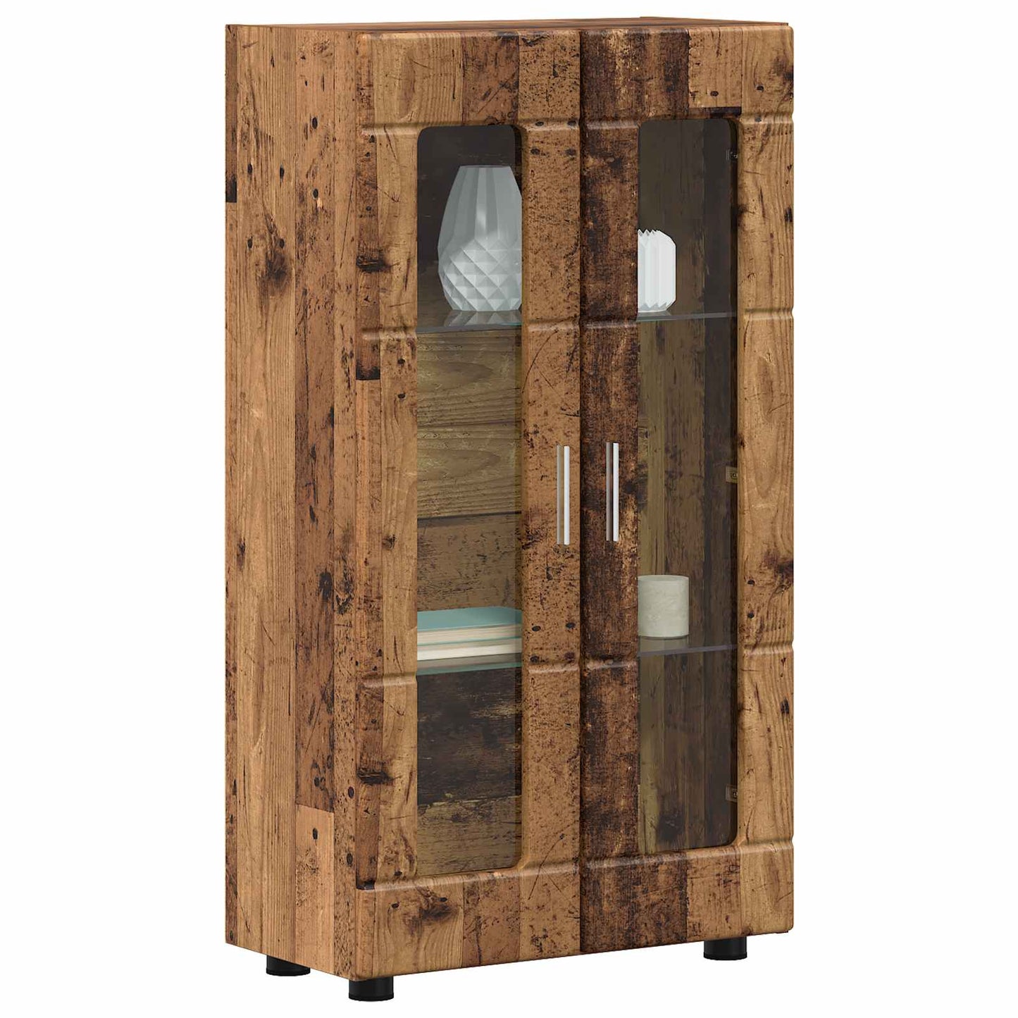 Sideboard FLORIN 55.5 x 29 x 100 cm Old Wood Engineered Wood