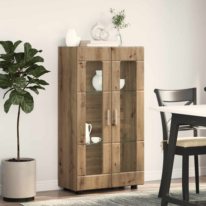 Sideboard FLORIN 55.5 x 29 x 100 cm Artisan Oak Engineered Wood