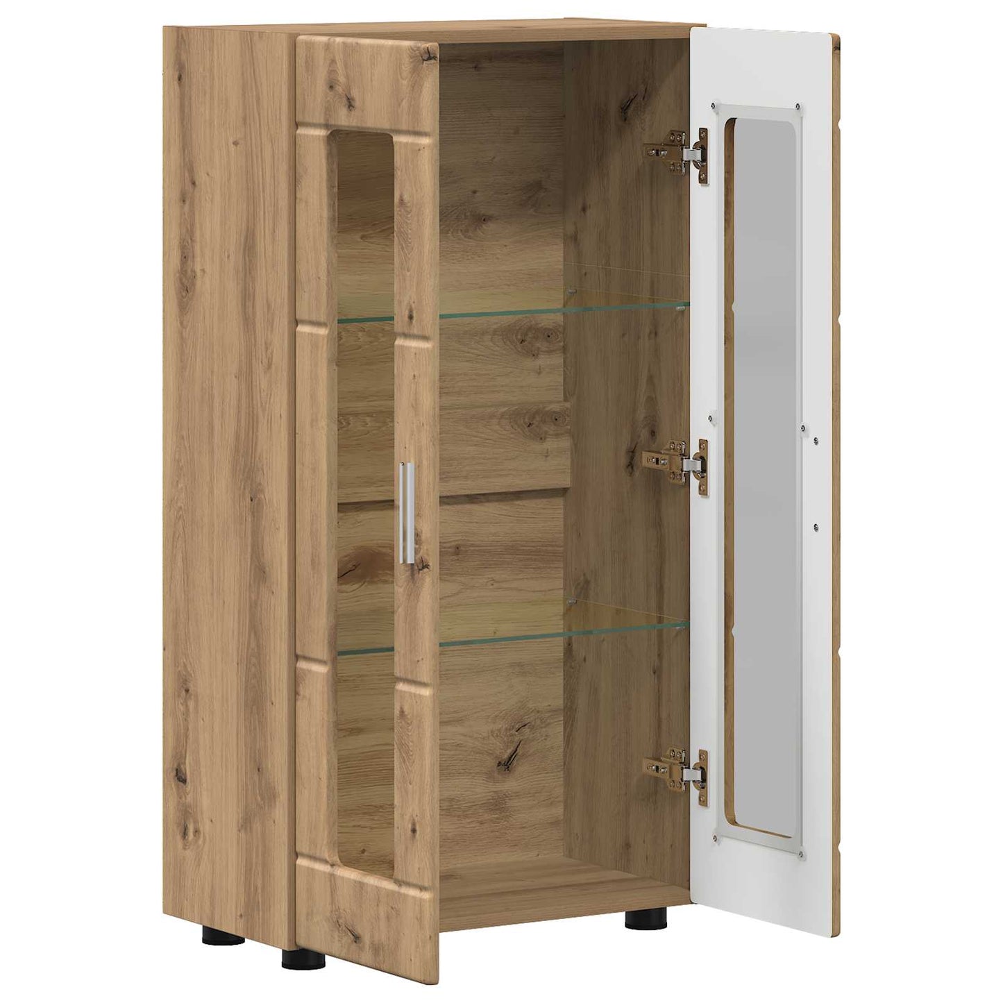Sideboard FLORIN 55.5 x 29 x 100 cm Artisan Oak Engineered Wood