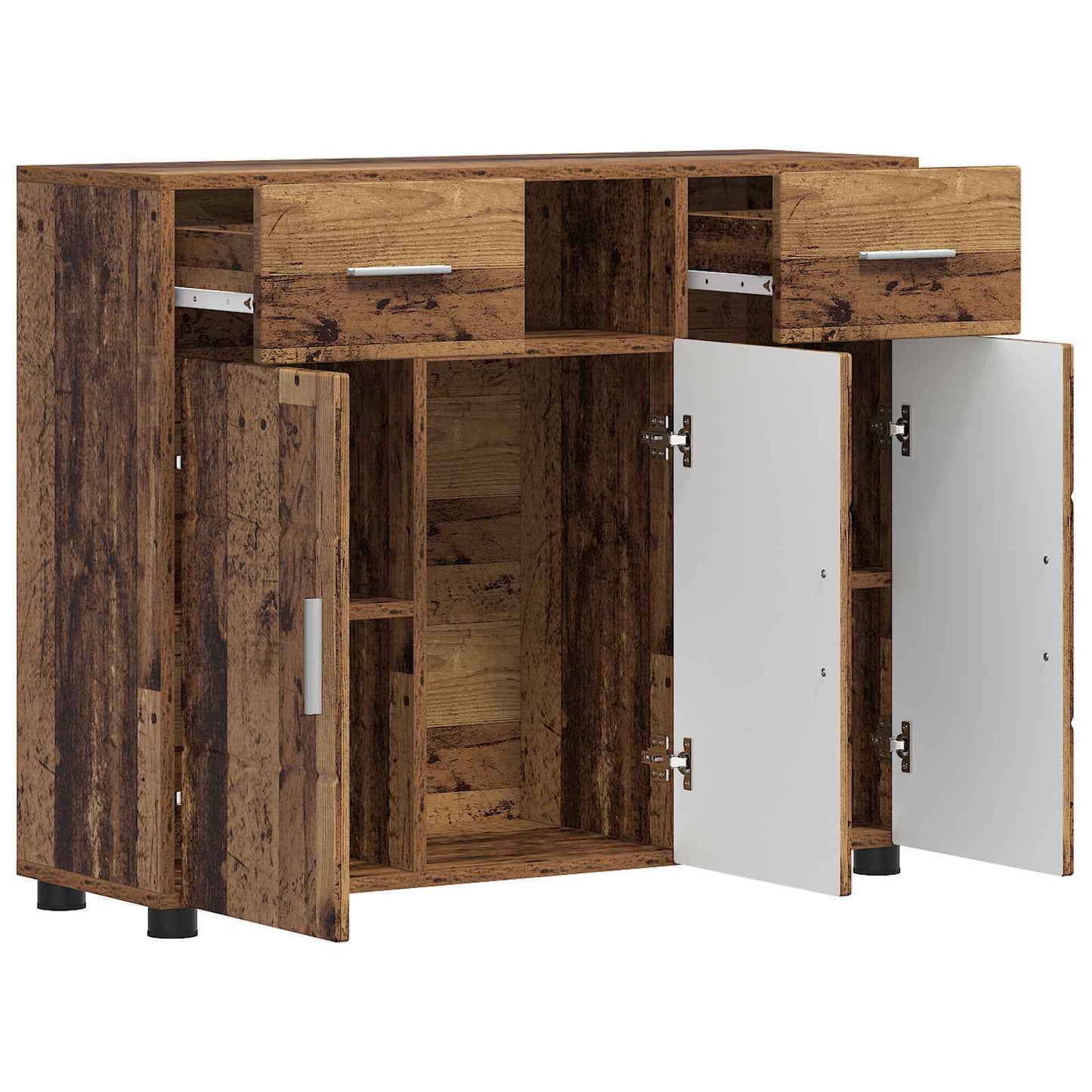 Wooden Cabinet Old Wood 88.5 x 30.5 x 73 cm Engineered Wood