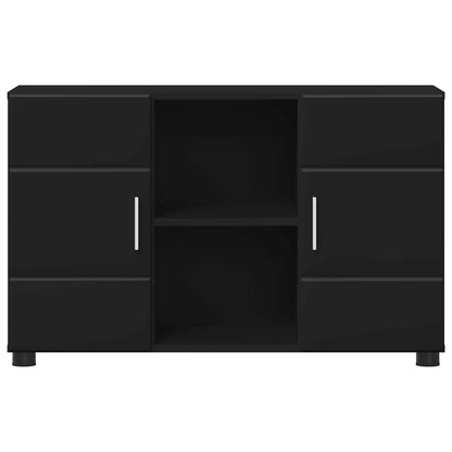 Sideboard FLORIN 88.5 x 30.5 x 55.5 cm Black Engineered Wood