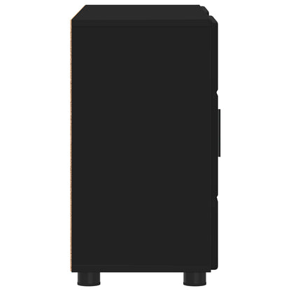 Sideboard FLORIN 88.5 x 30.5 x 55.5 cm Black Engineered Wood