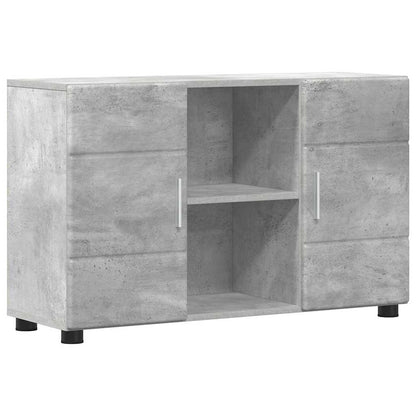 Sideboard with Shelf FLORIN Concrete Grey 88.5 x 30.5 x 55.5 cm