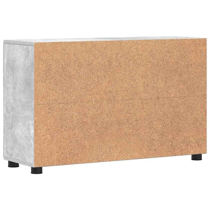 Sideboard with Shelf FLORIN Concrete Grey 88.5 x 30.5 x 55.5 cm