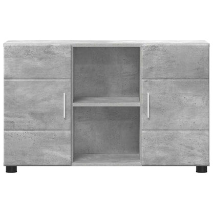 Sideboard with Shelf FLORIN Concrete Grey 88.5 x 30.5 x 55.5 cm