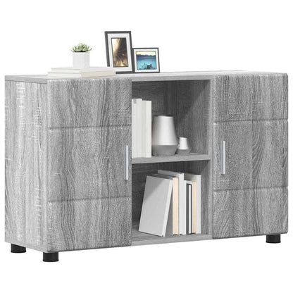 Sideboard with Shelf FLORIN Grey Sonoma 88.5 x 30.5 x 55.5 cm
