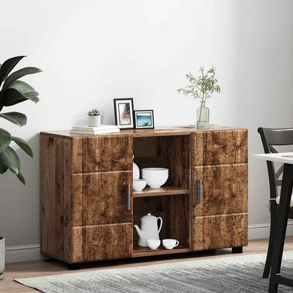 Sideboard FLORIN 88.5 x 30.5 x 55.5 cm Old Wood Engineered Wood