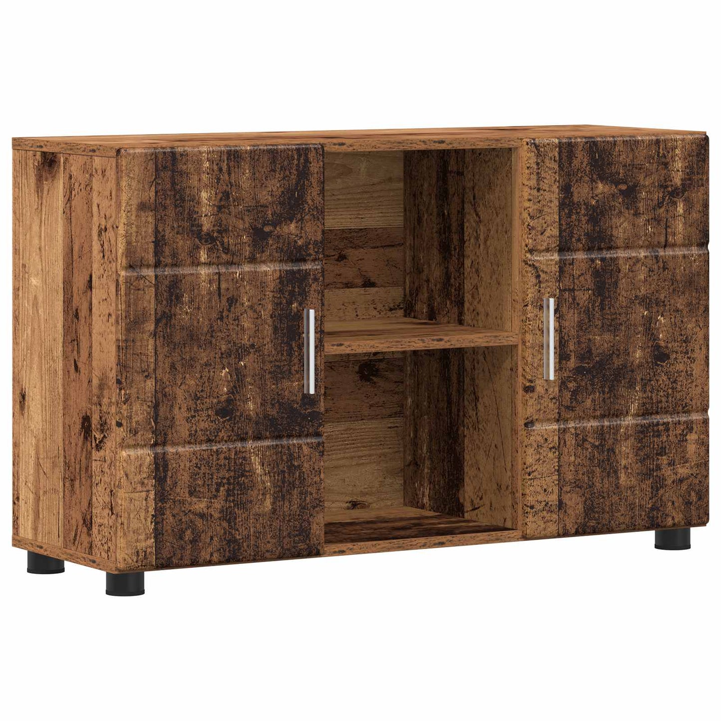 Sideboard FLORIN 88.5 x 30.5 x 55.5 cm Old Wood Engineered Wood