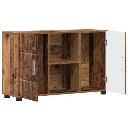 Sideboard FLORIN 88.5 x 30.5 x 55.5 cm Old Wood Engineered Wood