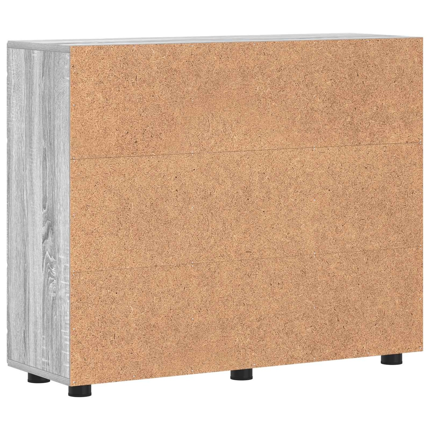 Wooden Cabinet Grey Sonoma 88.5 x 30.5 x 73 cm Engineered Wood