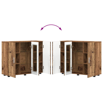 Wooden Cabinet Old Wood 88.5 x 30.5 x 73 cm Engineered Wood