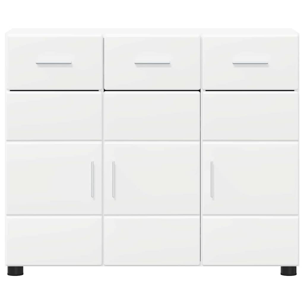 Sideboard FLORIN White 88.5 x 30.5 x 73 cm Engineered Wood