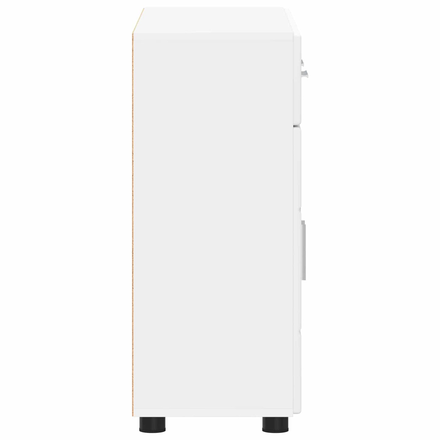 Sideboard FLORIN 88.5 x 30.5 x 73 cm White Engineered Wood
