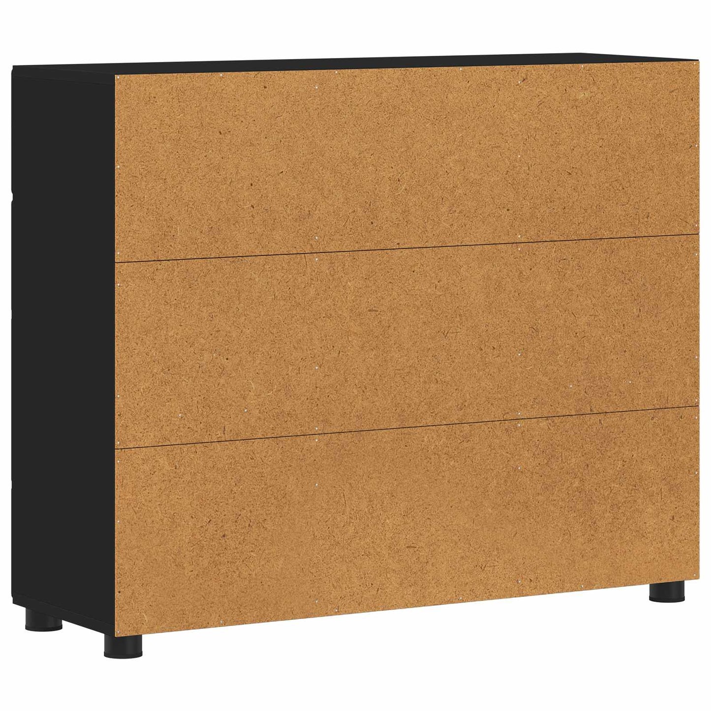 Sideboard FLORIN 88.5 x 30.5 x 73 cm Black Engineered Wood