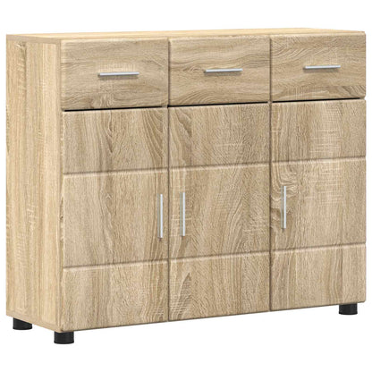 Sideboard FLORIN 88.5 x 30.5 x 73 cm Sonoma Oak Engineered Wood