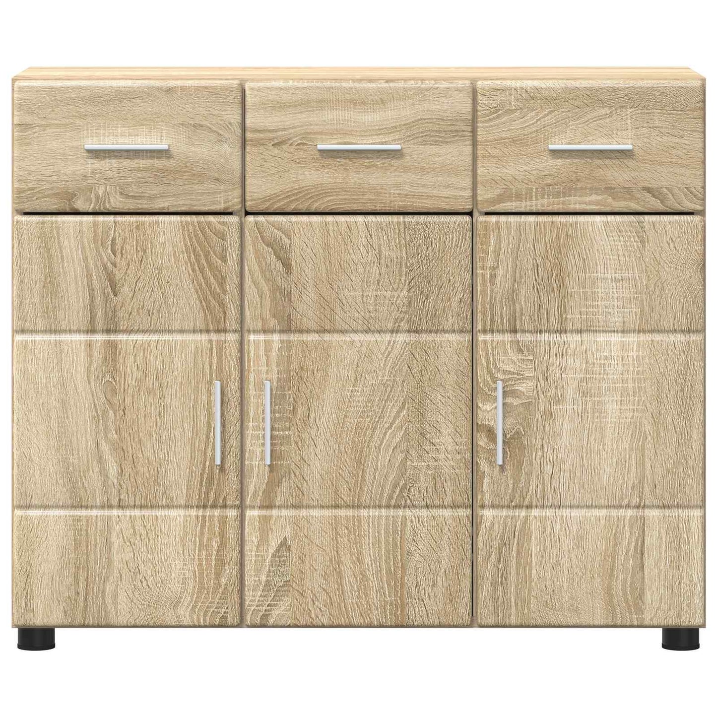 Sideboard FLORIN 88.5 x 30.5 x 73 cm Sonoma Oak Engineered Wood