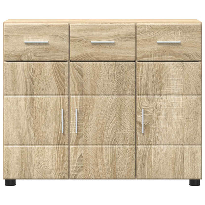 Sideboard FLORIN 88.5 x 30.5 x 73 cm Sonoma Oak Engineered Wood