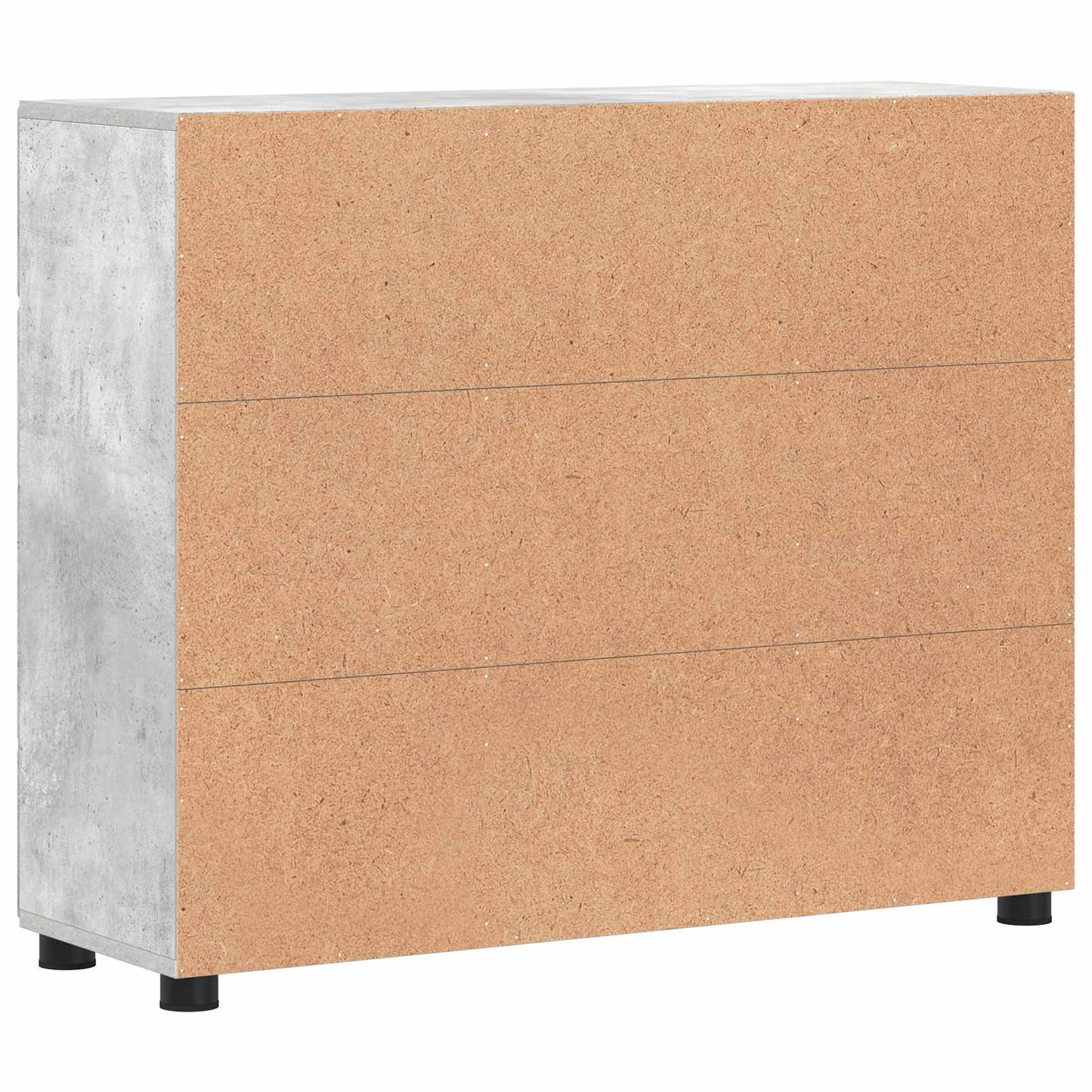 Sideboard FLORIN 88.5 x 30.5 x 73 cm Concrete Grey
