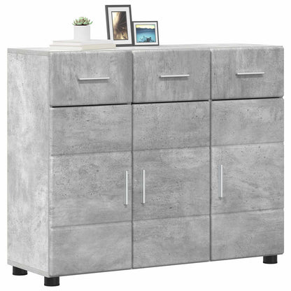 Sideboard FLORIN 88.5 x 30.5 x 73 cm Concrete Grey
