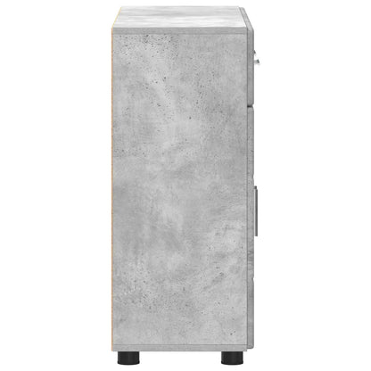 Sideboard FLORIN 88.5 x 30.5 x 73 cm Concrete Grey
