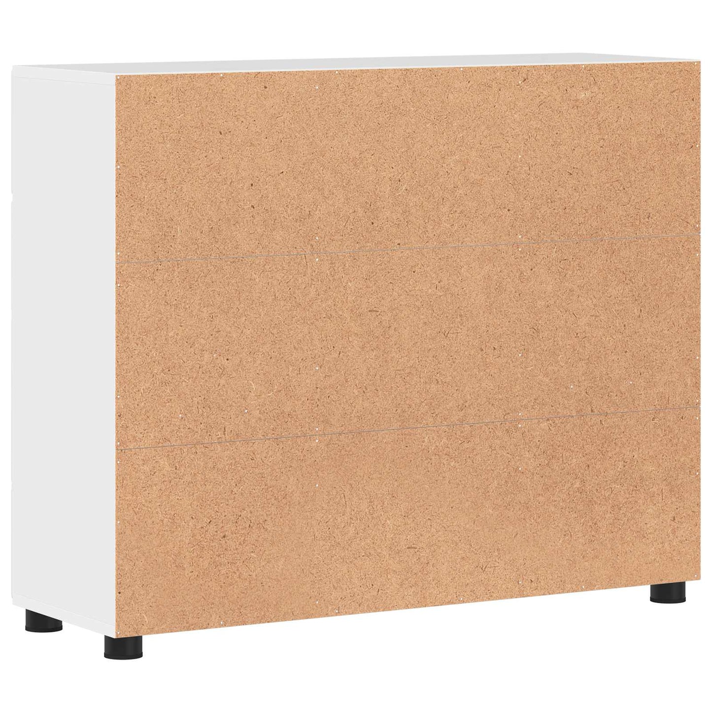 Sideboard FLORIN 88.5 x 30.5 x 73 cm High Gloss White