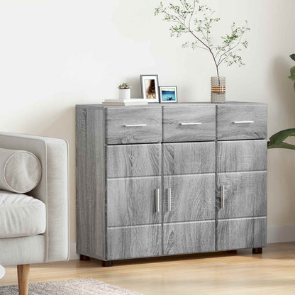 Sideboard FLORIN 88.5 x 30.5 x 73 cm Grey Sonoma