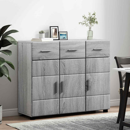 Sideboard FLORIN 88.5 x 30.5 x 73 cm Grey Sonoma
