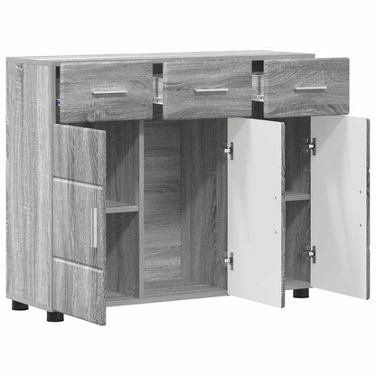 Sideboard FLORIN 88.5 x 30.5 x 73 cm Grey Sonoma