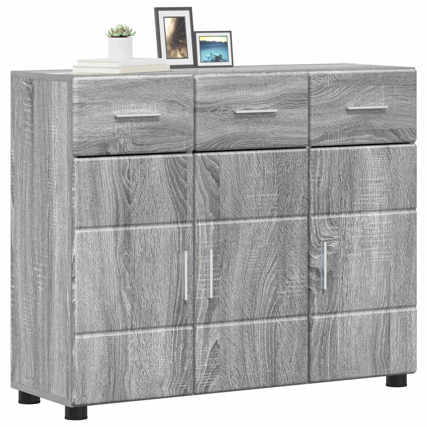 Sideboard FLORIN 88.5 x 30.5 x 73 cm Grey Sonoma