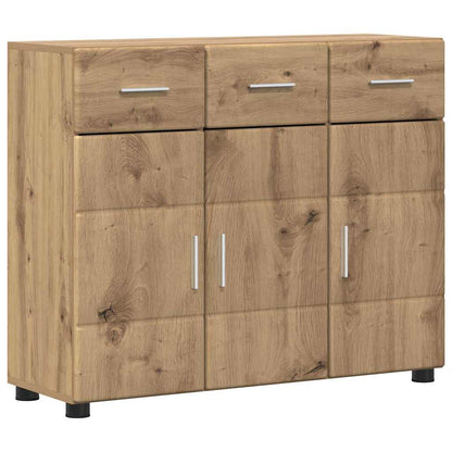 Sideboard with Shelf FLORIN Artisan Oak 88.5 x 30.5 x 73 cm