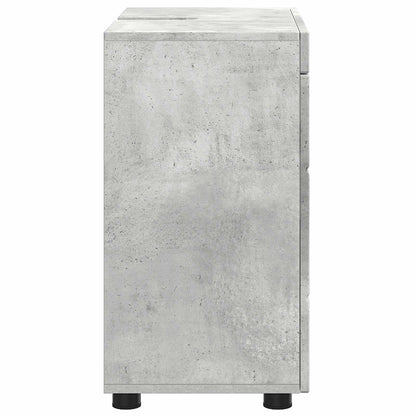 Bathroom Cabinet Set TULUM Concrete Grey 60 x 34 x 63 cm