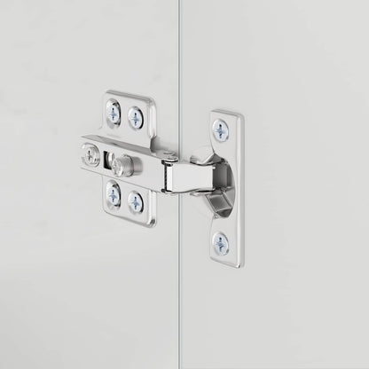 Bathroom Cabinet Set TULUM High Gloss White 60 x 34 x 63 cm