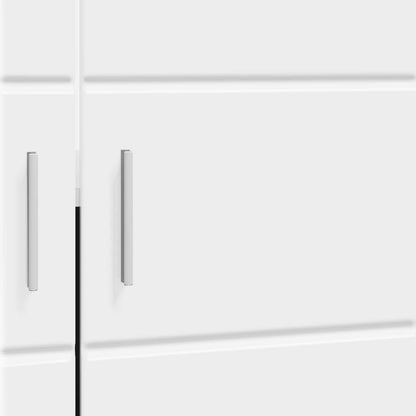 Bathroom Cabinet Set TULUM High Gloss White 60 x 34 x 63 cm