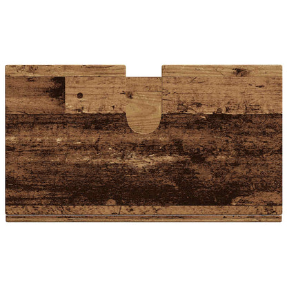 Bathroom Cabinet Set TULUM Old Wood 60 x 34 x 63 cm