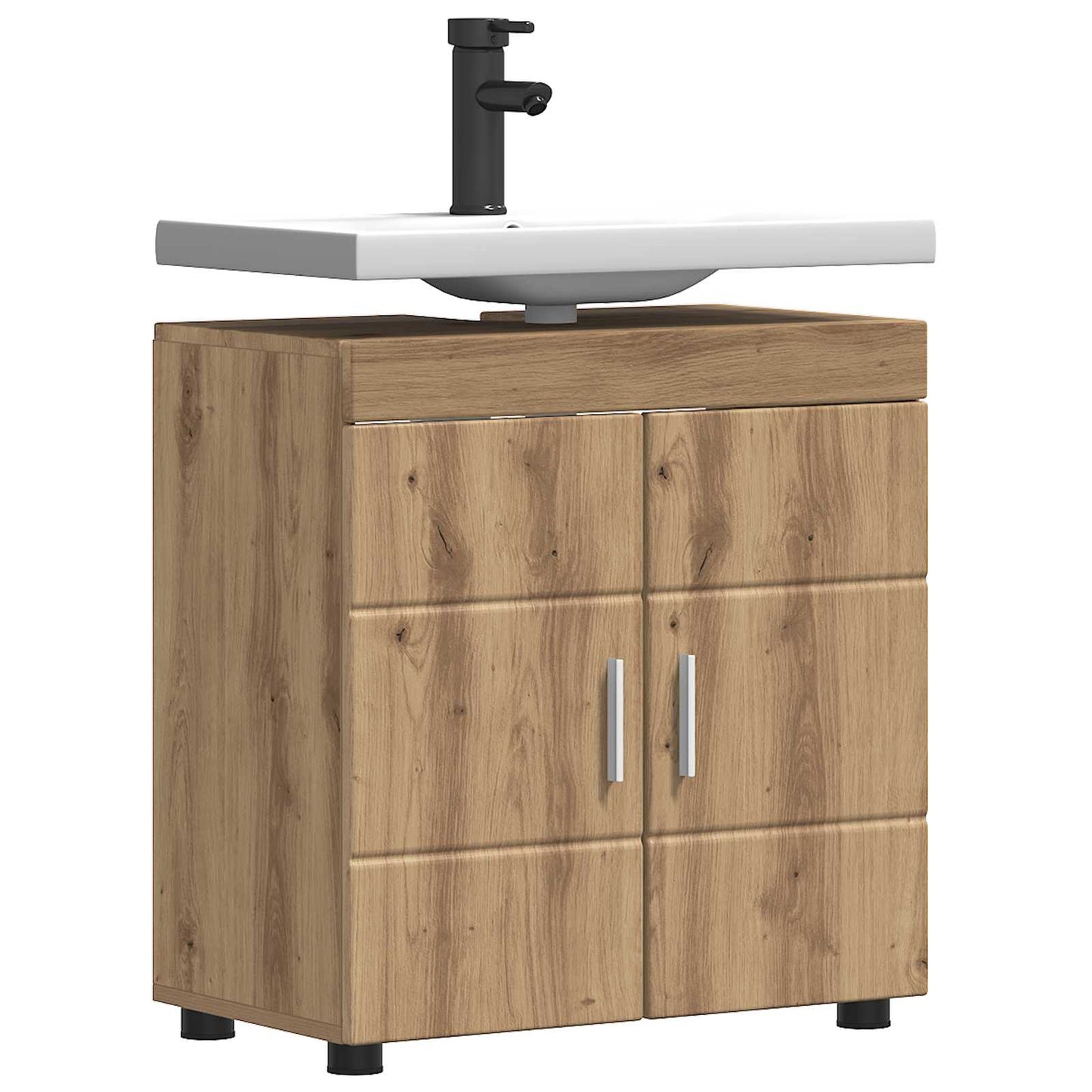 Bathroom Cabinet Set TULUM Artisan Oak 60 x 34 x 63 cm