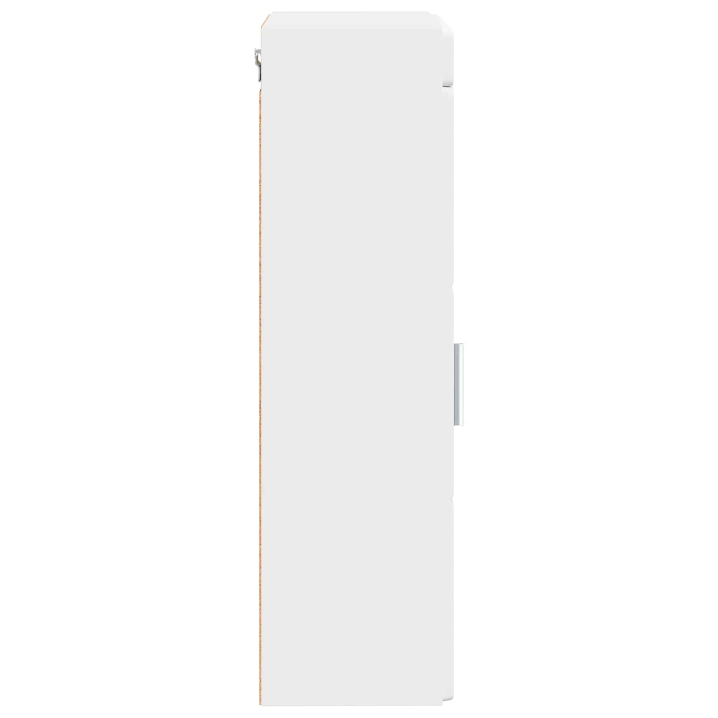 Bathroom Wall Cabinet with Shelf TULUM White 37 x 24.5 x 86 cm