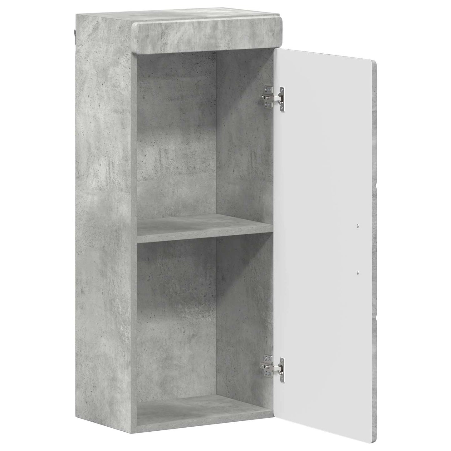 Bathroom Wall Cabinet TULUM Concrete Grey 37 x 24.5 x 86 cm